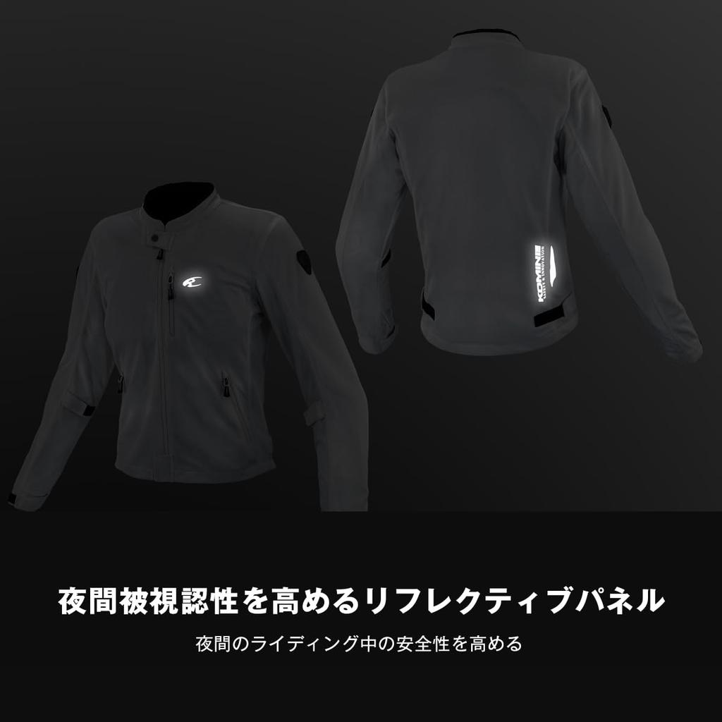 2025 Model Enigma Light Mesh Jacket for CE Standard Mesh Olive XL [KOMINE] JK-181 Motorcycles, Spring/Summer, Protector,