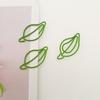 20Pcs Cute Fresh Leaf-shaped Paperclips Art Metal Bookmarks Index Tab Document Test Paper Binder Clips School Office Stationery