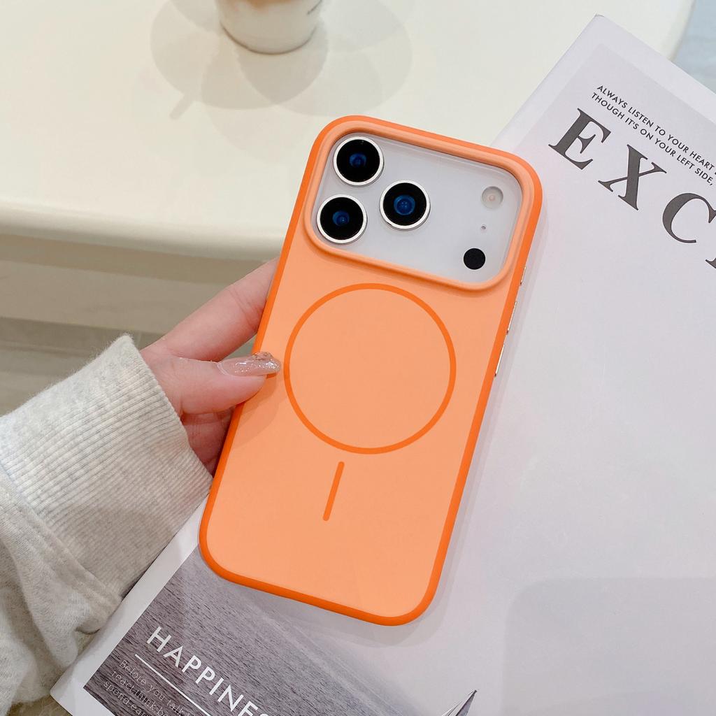 With AI Camera Capature Shutter Button Two-Tone Phone Case For iPhone 17 Pro Max 16 Liquid Silicone Cover Magnetic For Magsafe