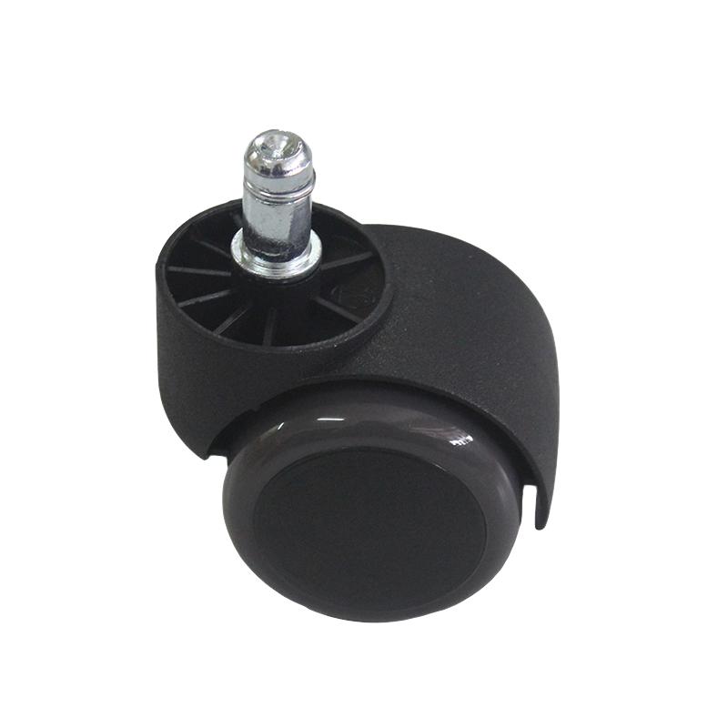 SGY Contemporary Plastic Office Chair Wheel 2 Inch Stem Swivel Furniture Casters with Brake Living Room Hospital