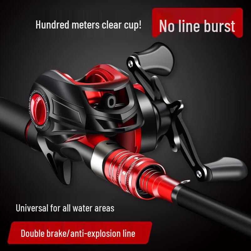 ZOCO Carbon Fiber Lure Rod & Baitcasting Reel Combo