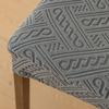 Non-Slip Elastic Chair Cover Removable Stool Cover Jacquard Dining Chair Slipcover  Kitchen