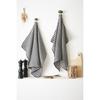 Lot de 2 essuie-mains "Vickie" 50 x 70 cm Tissé teint "Gaze de Coton" - Vickie Truffe