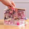 Rolife Pink Beauty Secret DIY Miniature House DW026