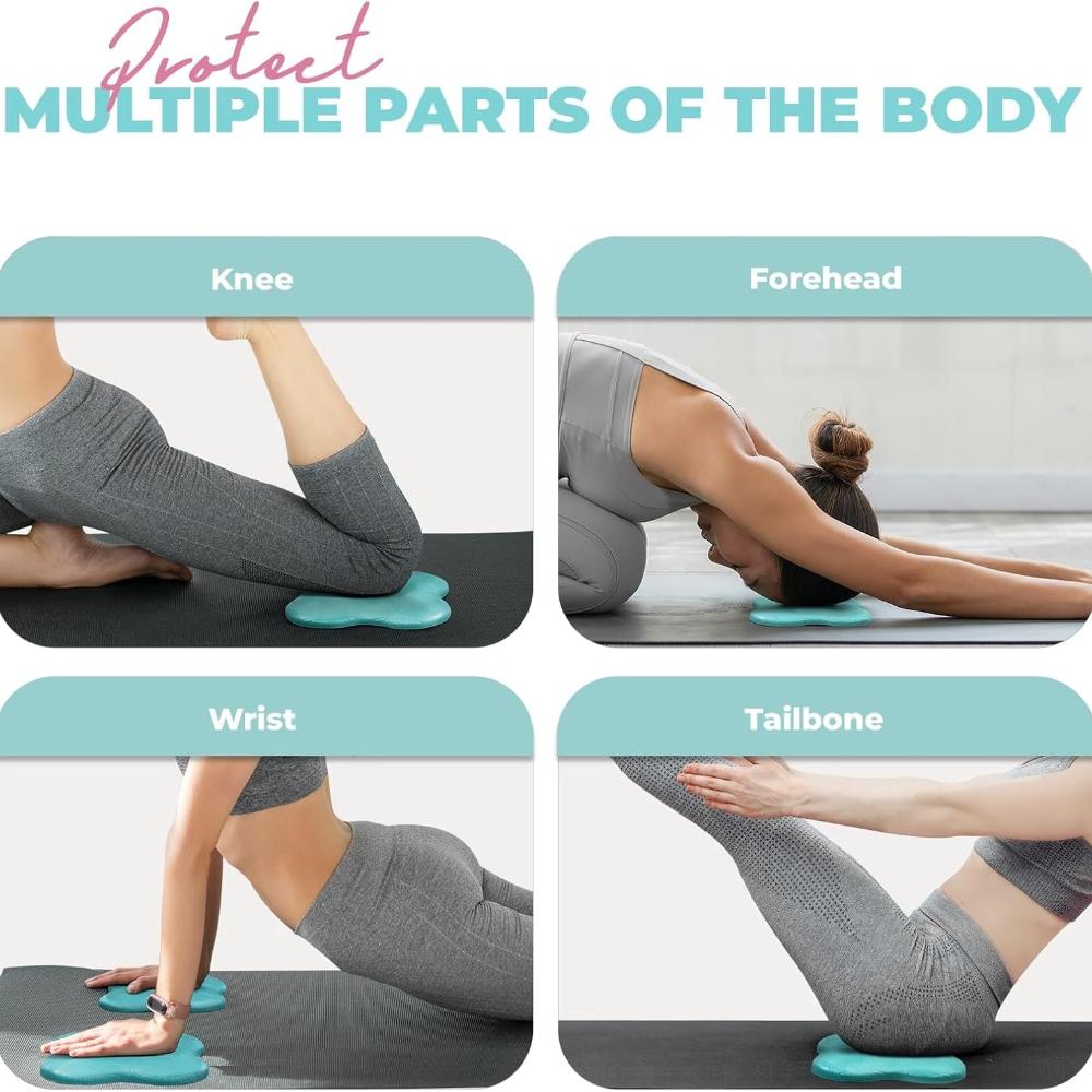 2 шт. наколенники для йоги, очень толстые, наколенники для йоги для упражнений пилатеса, подушки для коленей 13/16 дюймов, коврики для локтей для женщин и мужчин, фитнес-путешествия