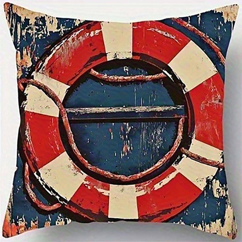 Наволочка с узором «Маяк»Подходит для дивана, автомобиля, спальни, декоративная наволочка для подушки