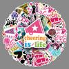 50 Cheerleading Gymnastics Doodle Sports Decorative Water Bottle Luggage Notebook Doodle Stickers