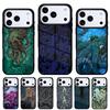 Чехол для телефона с принтом морских обитателей и осьминога для iPhone 17 16 15 14 13 Pro Max Задняя крышка для 12 11 Pro Coque
