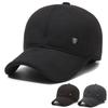 Winter Ear Protection Cotton Cap Men's Coldproof Warm Baseball Cap Middle-aged And Old Dad Cap