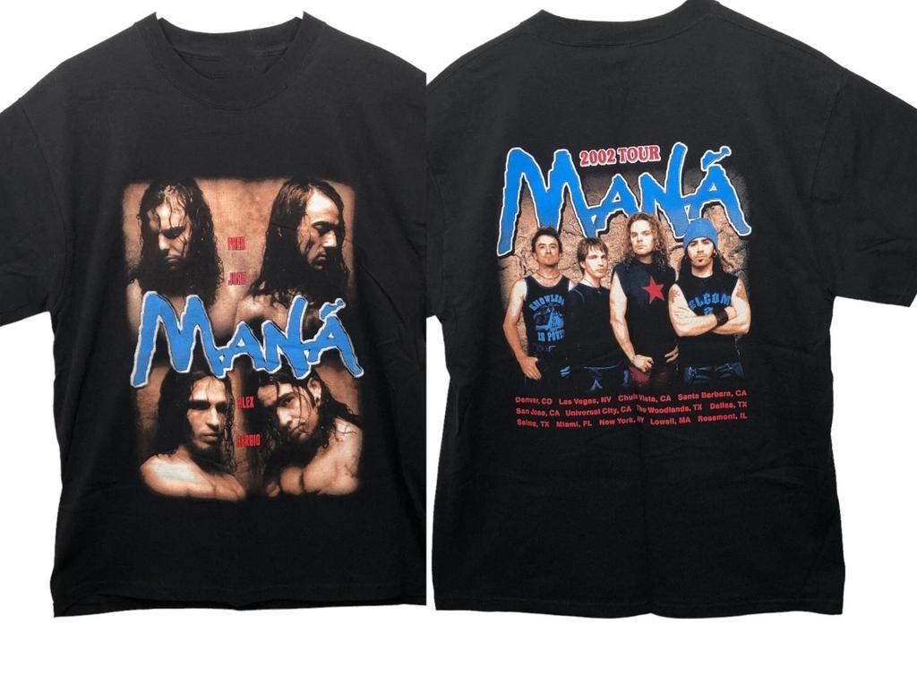 Rare Maná 2002 Reprinted Gift Family Unisex S-235XL 22D544