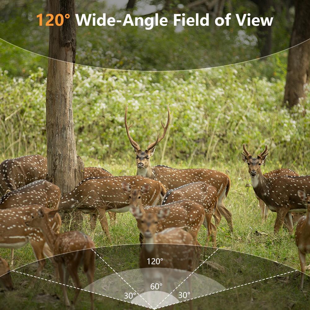 WiFi 8K HD Infrared Outdoor Hunting Camera with Screen