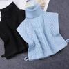 Winter Turtleneck False Collar Stand Woman Black Fake Collar Women Removable Sweater Shirt Ladies Detachable Collar Kraagje