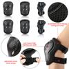 Kids & Adults Bike & Roller Skating Helmet & Skateboard Sports ABS Protection Gear Set with Impact Resistant Pads