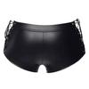 Men Wetlook Faux Leather Sport Hot Boxer Short Pants Beach Swim Trunks Shorts