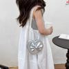 Solid Butterfly Knot Color Heart Shaped Children Crossbody Bag For Use Daily
