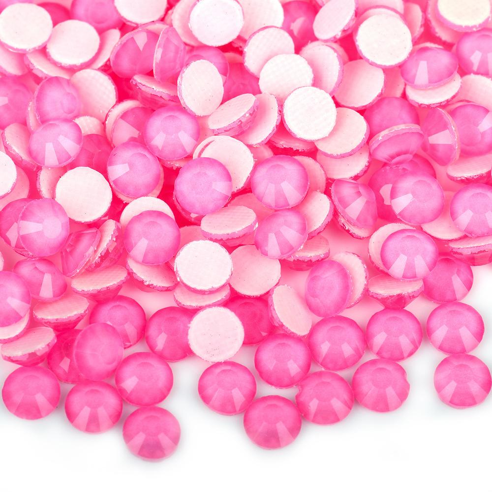 Weichen Имитация австрийского горячего бриллианта, неоновый флуоресцентный мокко резиновый низ сверла, стеклянный кристалл наклейки алмазный нейл-арт аксессуары для одежды своими руками