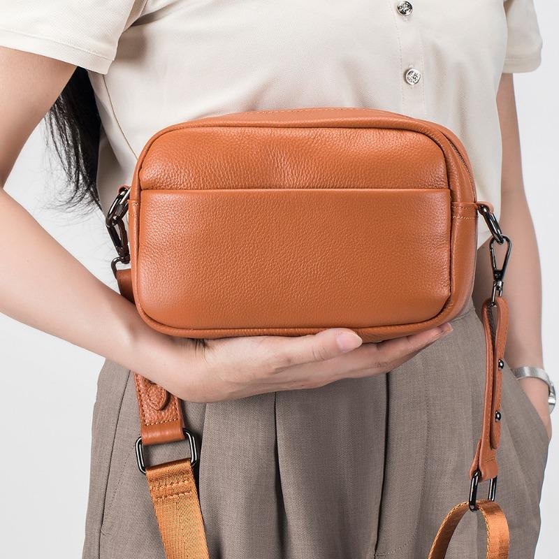 Кожаная женская сумка новая торговля однотонная сумка-мессенджер женская универсальная высококачественная сумка на плечо маленькая квадратная сумка большая вместимость