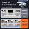 Triple Lens 4G Outdoor Camera: 360° Wide-Angle, Night Vision, Voice Intercom, Solar-Powered, Waterproof Monitoring
