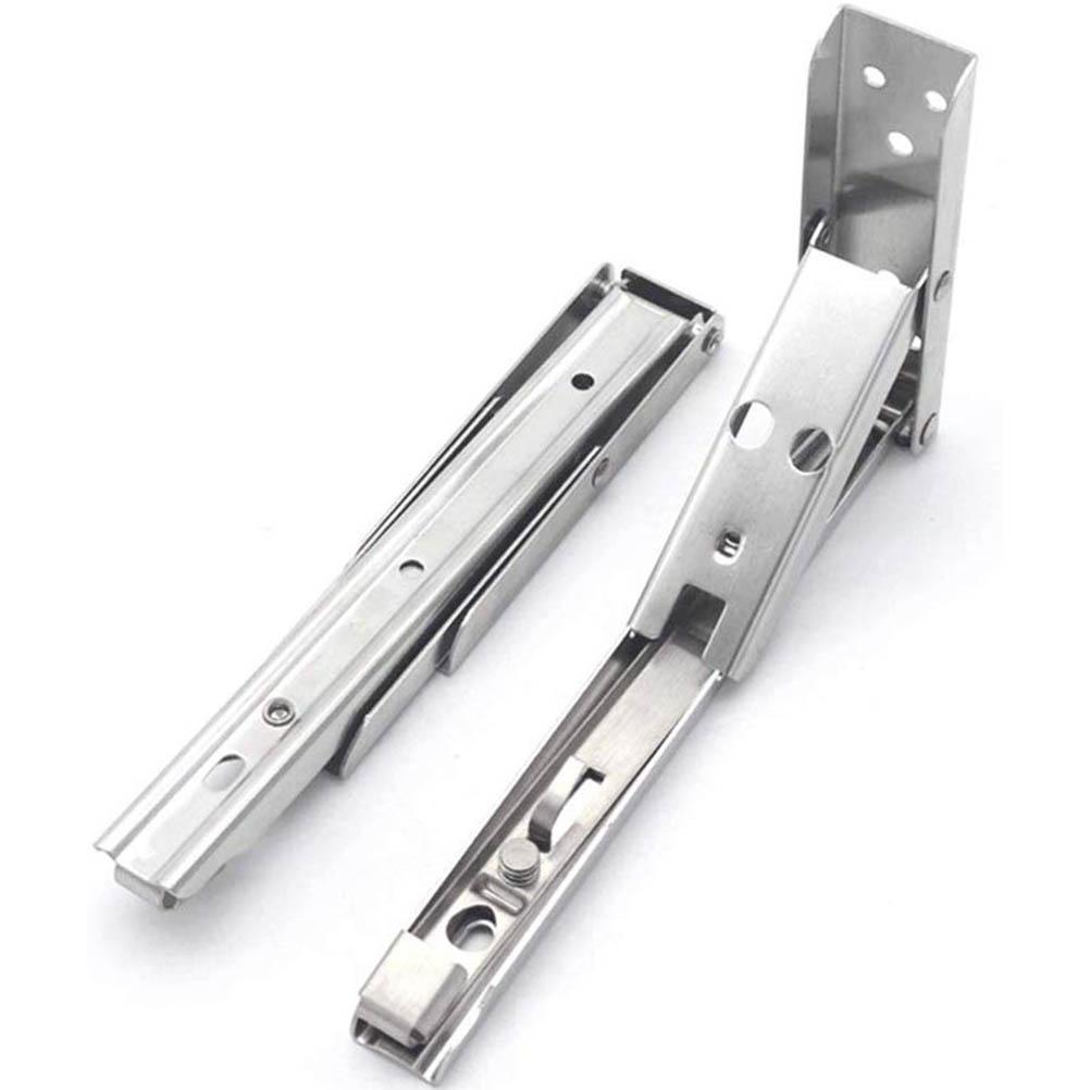 2 шт. Складные кронштейны для полок из нержавеющей стали, складная настенная полка для кронштейна DIY