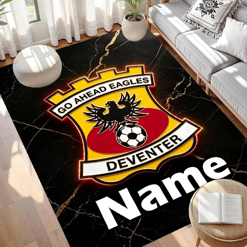 Custom Name Personalized Go Ahead Eagles Print Carpet, Versatile Home Decor Rug, for Playroom, Apartment, Balcony, Entryway, Hallway Gift