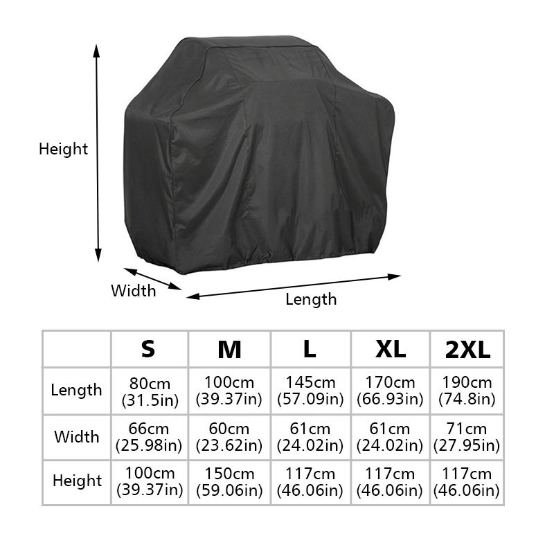 1 шт. Чехол для гриля барбекю Защита для уличного гриля барбекю Погодоустойчивый Доступно несколько вариантов