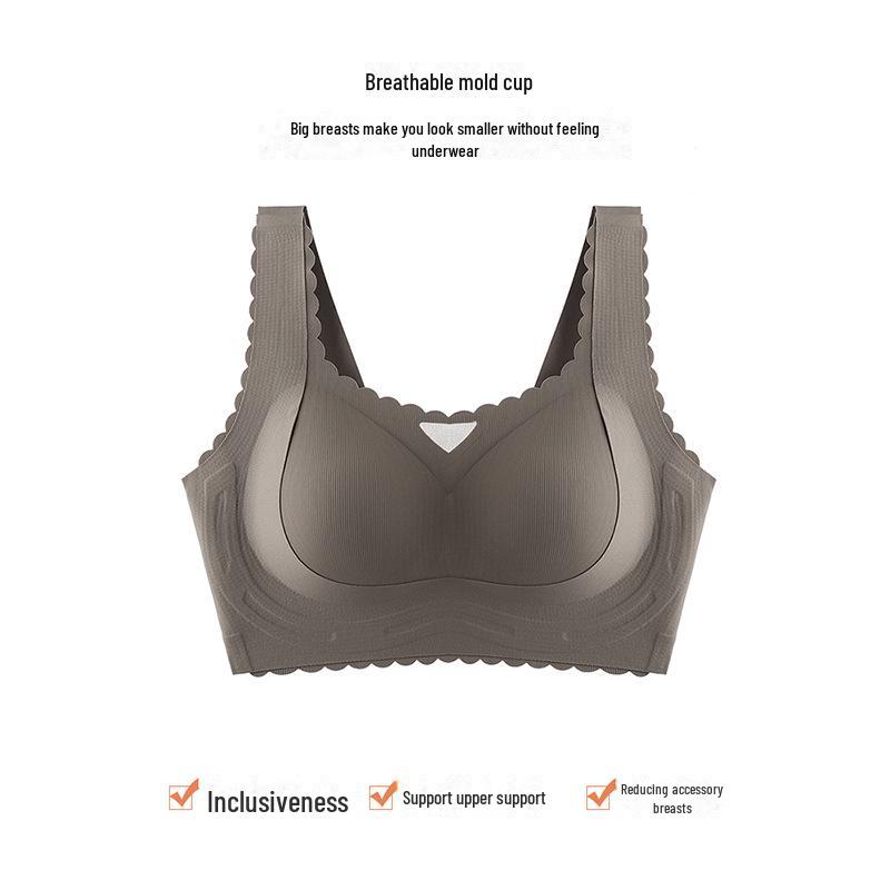 Регулируемый, дышащий, бесшовный бюстгальтер с защитой от провисания для женщин с большой грудью, идеальный для комфорта летом