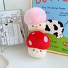 Cute Cartoon Mushroom Plush Doll Keychain Soft Stuffed Toy Car Keyring Pendant Kids Gift