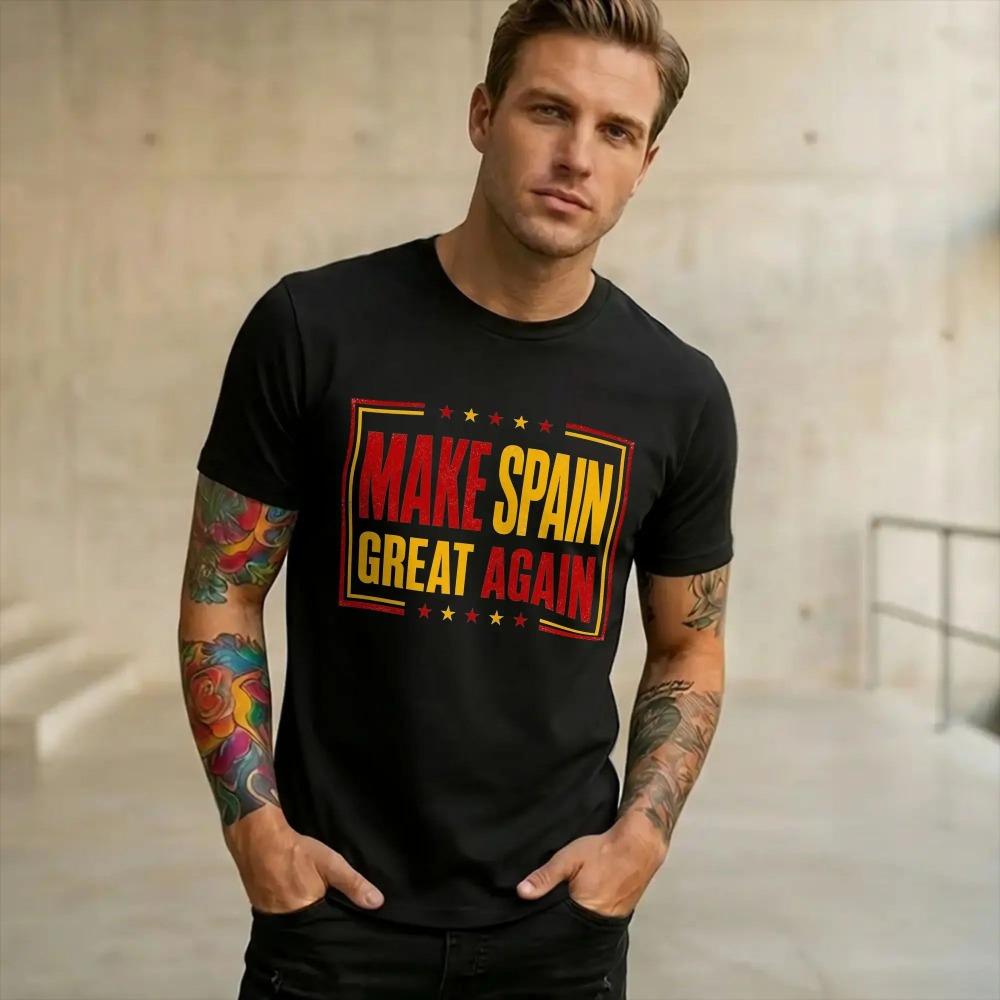 Summer Make Spain Great Again New Arrival T Shirt Unisex Women Cotton Tee Shirt Clothing Casual Breathable Fashion Tee