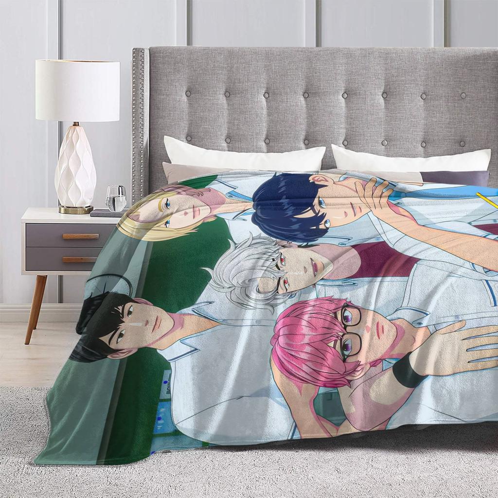 Blankets Travel Kpop PLAVE Caligo pt Throw Blanket Flannel Bedspread For Couch Chair Sofa Bed Graphic Sofa Bed Cover