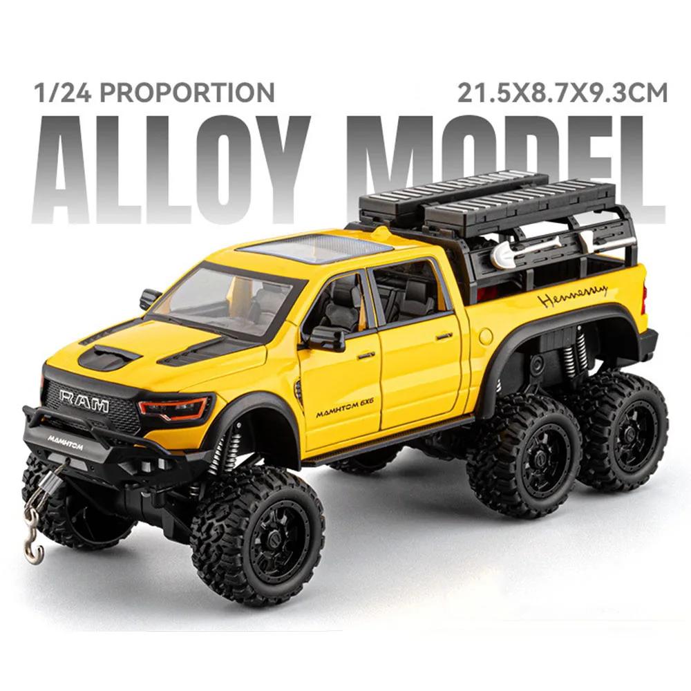 1:24 Challenger SRT Hellcat Полицейская машина Mammoth Charger 1970 Литой сплав Игрушки Миниатюрная модель Двери Открываются Звук Свет Подарок для Мальчика