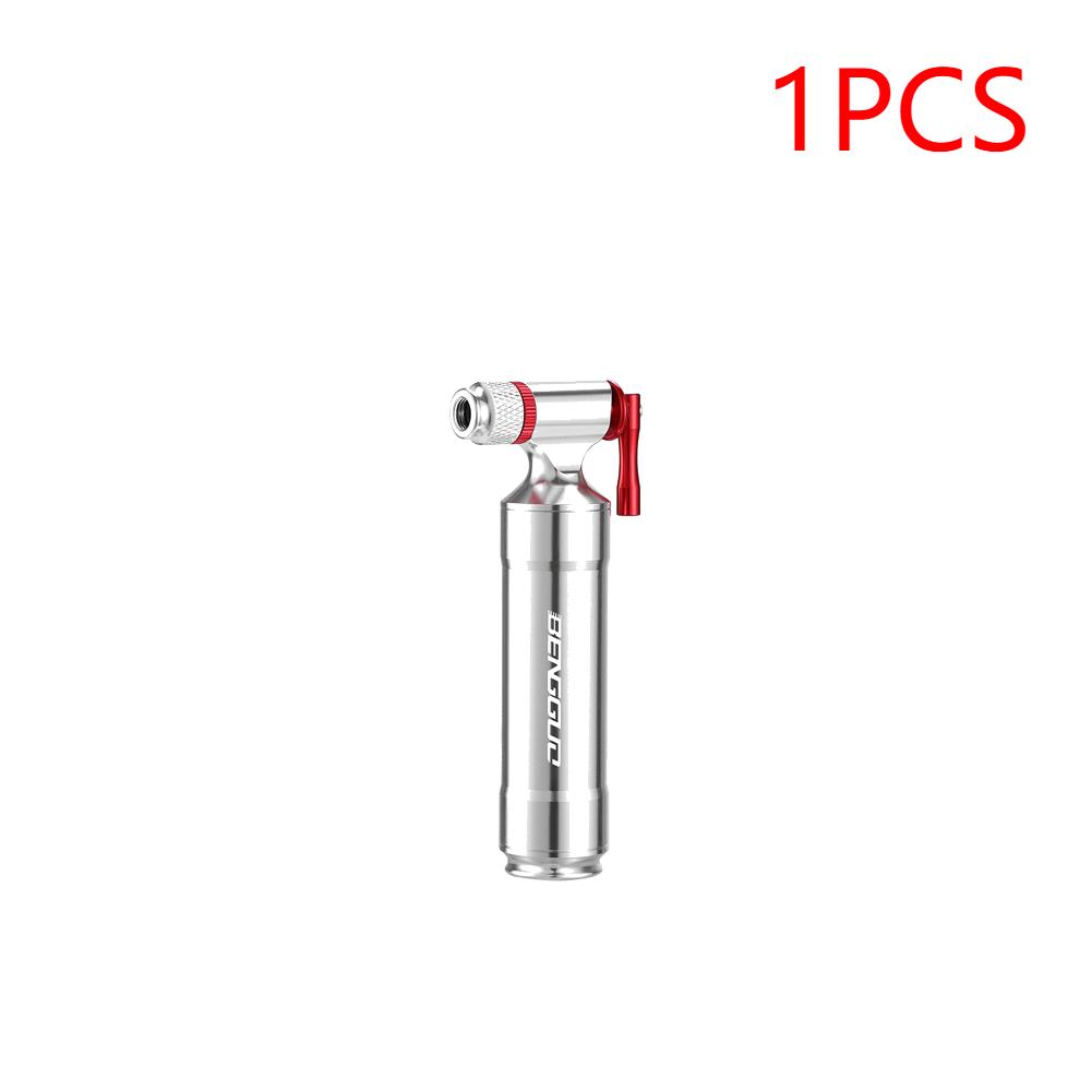 1/2 ШТ. CO2 Велосипедный насос Клапан Шредера и Преста Мини Велосипедный насос Алюминиевый сплав Портативный Накачка шин для MTB Шоссейного велосипеда