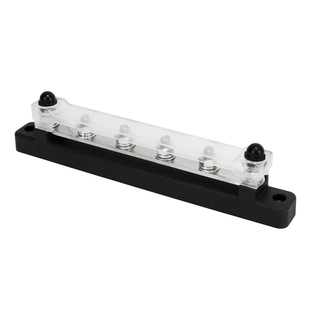6 Post Power Distribution Terminal Block with Dust Cover M6 Studs 12V to 48V 150A for Cars Boats RVs