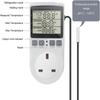 Digital Thermostat Outlet Plug Temperature Controller Heating Cooling with Probe