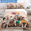Kpop music 3pcs K-pop music group Bedding set,Ideal for Bedroom, Dormitory,Including Duvet Cover And 2pcs Pillowcases,Fan gifts