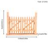 1/12 Модель деревянных ворот забора Миниатюрная дверь для сказочного сада Кукольный домик Имитация Мебель Украшение Игрушки