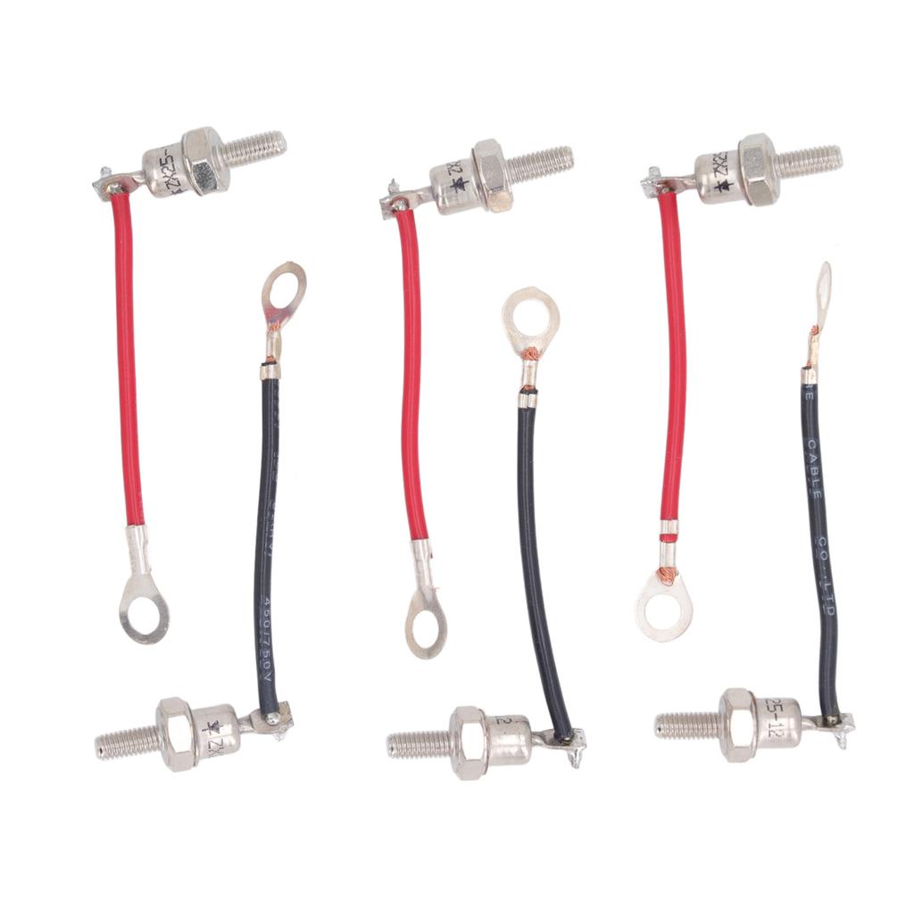 ZX25A Diode Resistor Kit with Washers Nuts Generator Diode Electronic Components for Stamford RSK1001 Rectifier Wheel