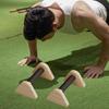 2 Pieces Push Up Bar Anti Slip Stand Parallettes for Men Women Fitness