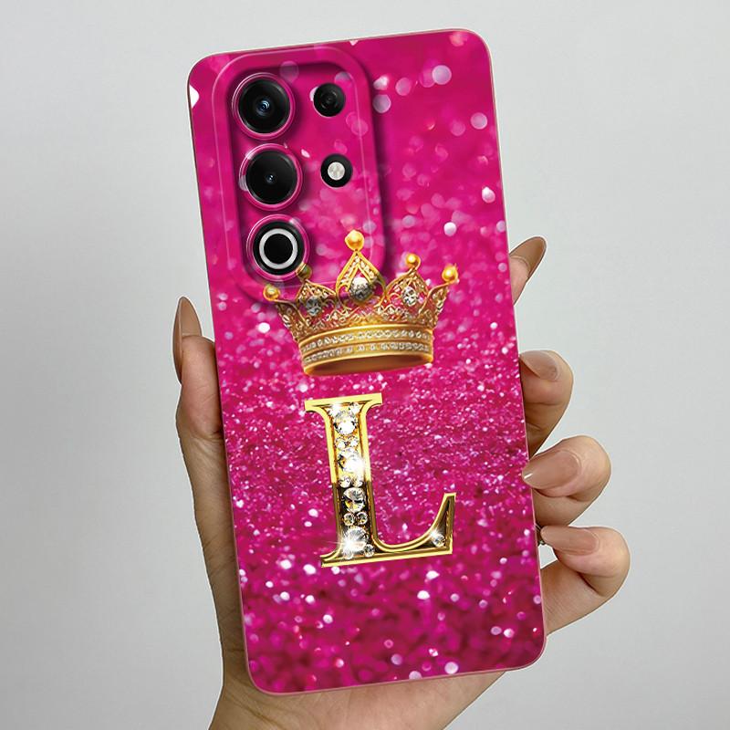 Чехол для itel S25 Ultra S686LN Роскошные Буквы Короны Матовый Мягкий Силикон Защитная Задняя Крышка для ItelS25 S 25 Ultra 5G Fundas