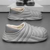 Slippers for Men Waterproof Slipper Added Cotton Platform Shoes Non-Slip Soft and Comfortable Shoe for Men Indoor Fashion New