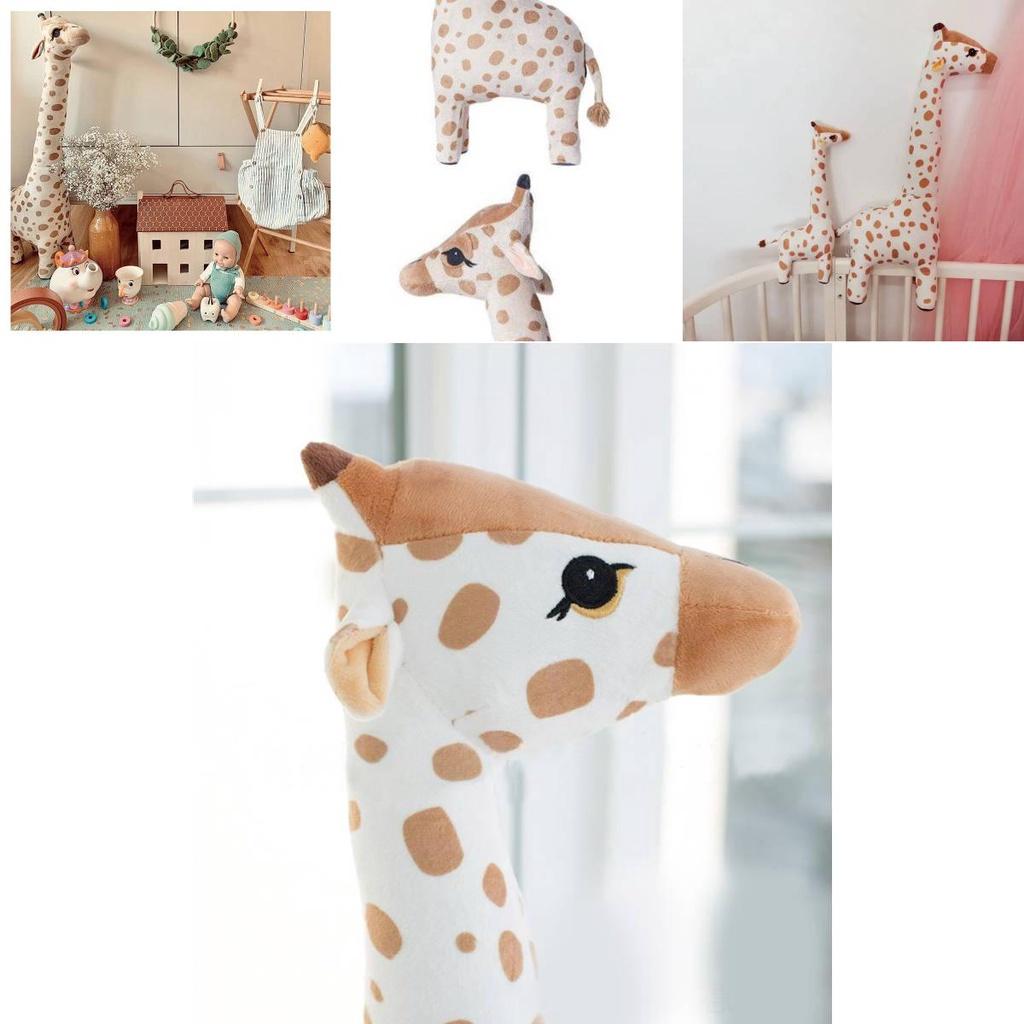 Милая плюшевая игрушка Жираф, подушка для сна для декора детской спальни и поддержки во время сна