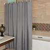 Gray Polyester Bathroom Waterproof Thickening Anti-mold Partition Curtain Curtain Shower Curtain