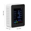 Многофункциональный измеритель CO2 6 в 1   Монитор качества Температура PM2.5 TVOC Детектор HCHO USB-зарядка