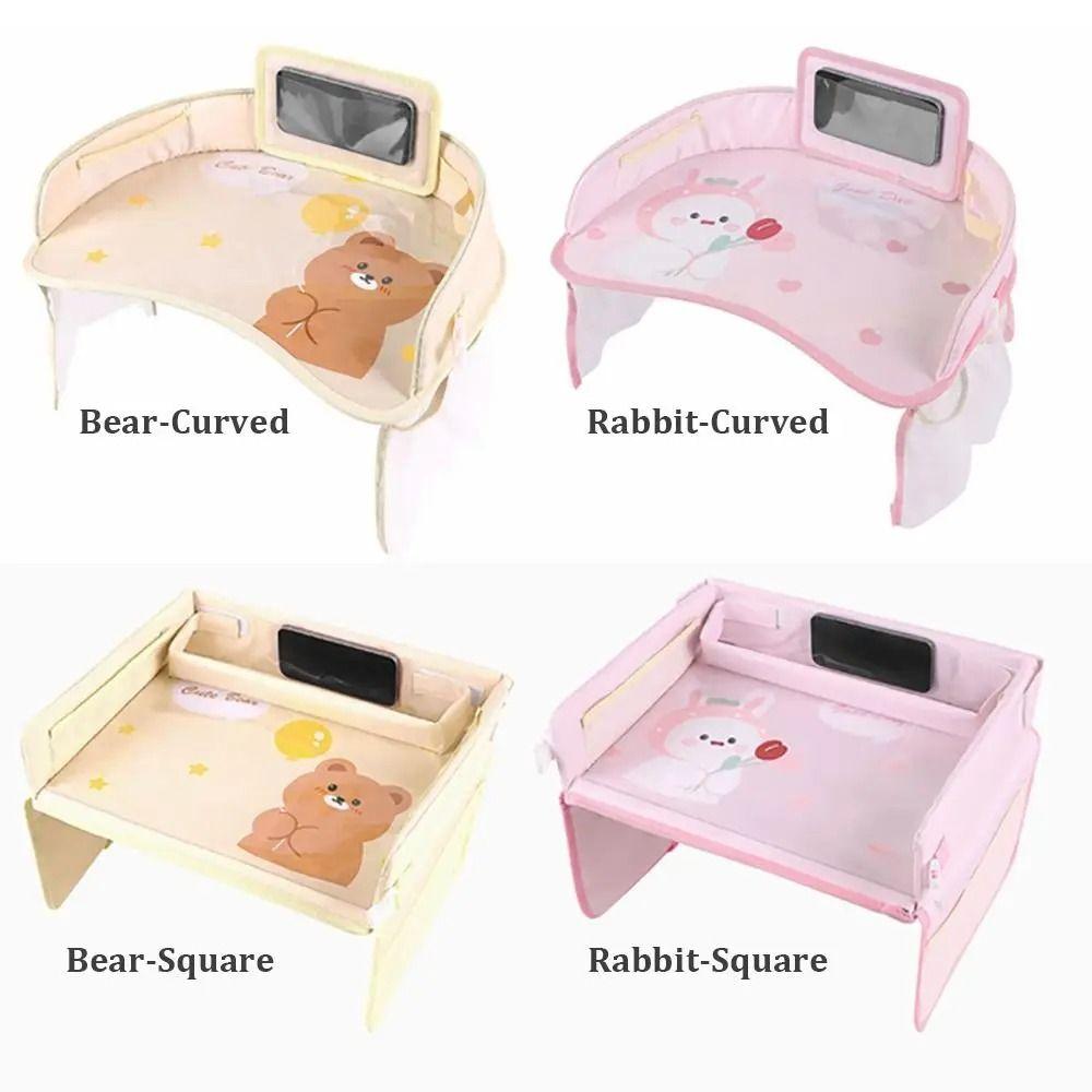 Rabbit Baby Car Seat Tray Cartoon Car Tray Table Universal Kids Toy Holder Desk Toddler