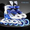 Регулируемые роликовые коньки с подсветкой для детей и взрослых