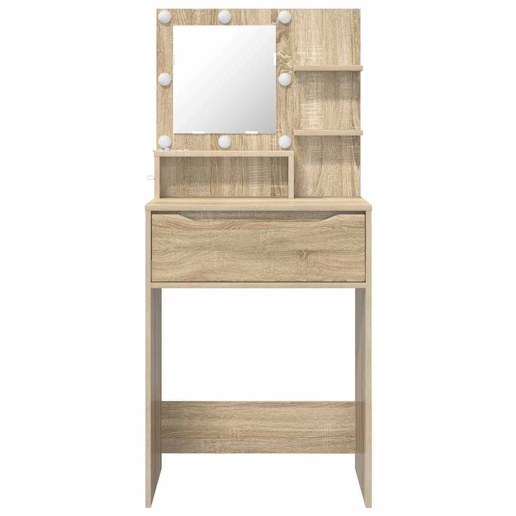 Bedroom Vanity Tables Sonoma Oak 80 x 39.6 x 135 cm