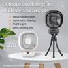 2024 Новый вентилятор Octopus Fan 5000mAh перезаряжаемый 270 осциллирующий вентилятор портативный охладитель воздуха с ночной подсветкой мини-вентилятор кондиционера