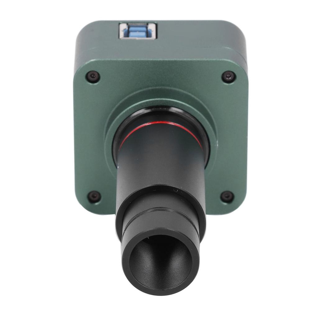Electronic Microscope Camera 4K 8MP USB3.0 Electronic Digital Eyepiece with 0.5X Lens and 30mm 30.5mm Adapter
