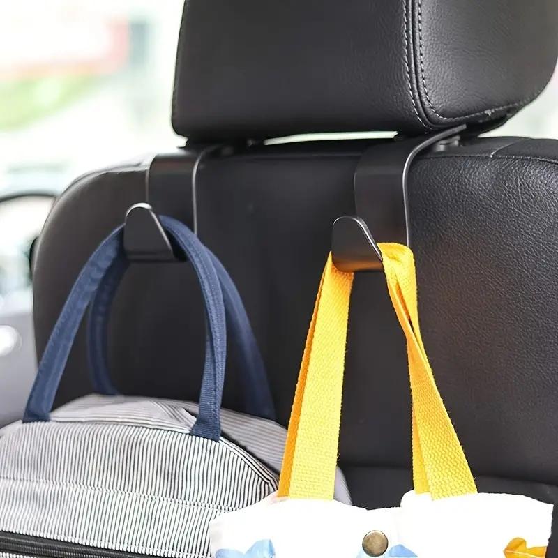 Universal Car Headrest Back Seat Hook Seat Hanger Vehicle Organizer Holder for Handbags Purses Coats and Grocery Bag