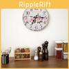 Vintage Mdf Wall Clock With Quartz Movement For Living Room Decor