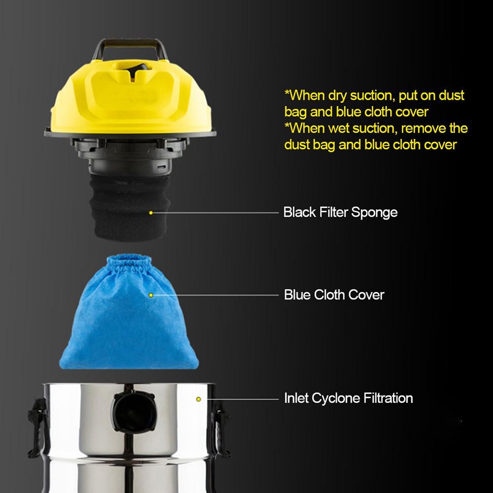 Тканевый мешок-фильтр, тканевый чехол для офиса, 1 шт. 2.683-015.0